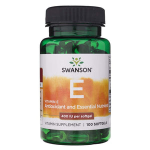 Swanson natūralus vitaminas E 400 TV - 100 minkštųjų gelių - Magnis.lt