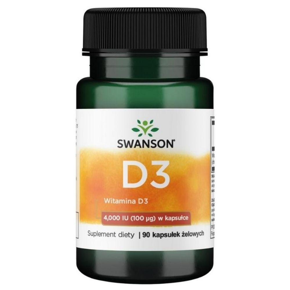 Swanson vitaminas D3 4000 TV (100 mcg) - 90 kapsulių