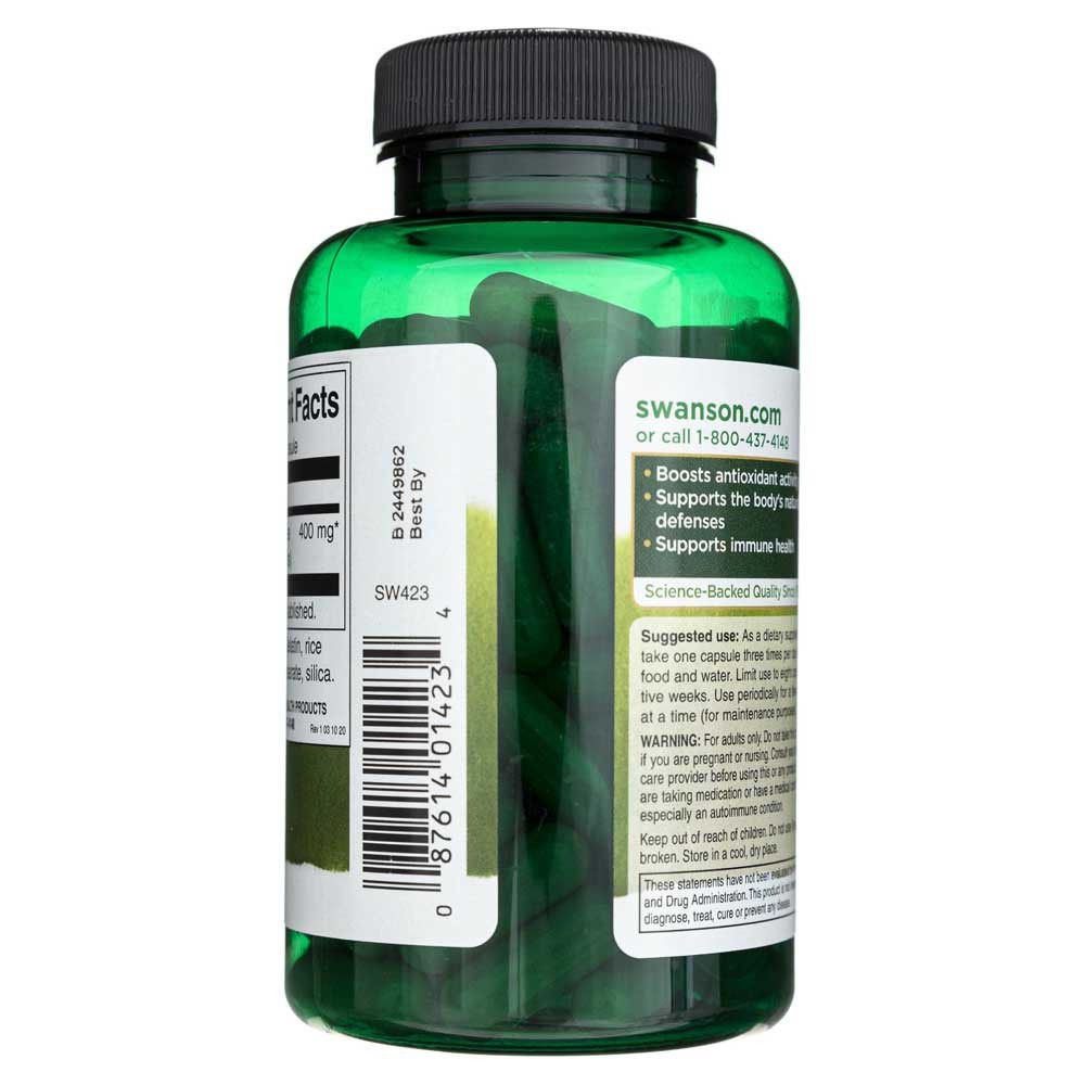Swanson Ežiuolė 400 mg - 100 kapsulių - Magnis.lt