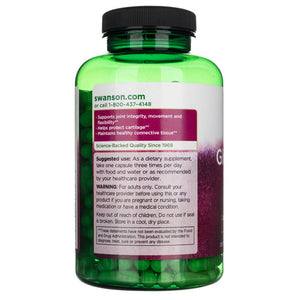 Swanson gliukozamino sulfatas 2KCl 500 mg - 250 kapsulių