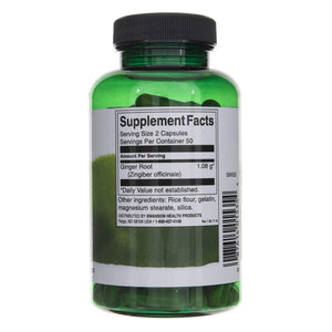Swanson viso spektro imbiero šaknis 540 mg - 100 kapsulių - Magnis.lt
