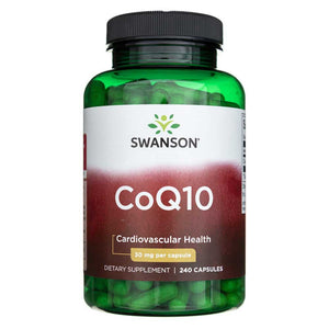Swanson CoQ10 30 mg - 240 minkštųjų kapsulių - Magnis.lt