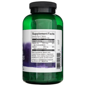 Solgar kalcio citratas ir vitaminas D3 - 250 tablečių