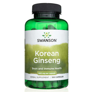 Swanson Korėjos ženšenis 500 mg - 100 kapsulių - Magnis.lt