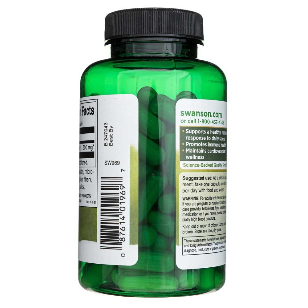 Swanson Korėjos ženšenis 500 mg - 100 kapsulių - Magnis.lt
