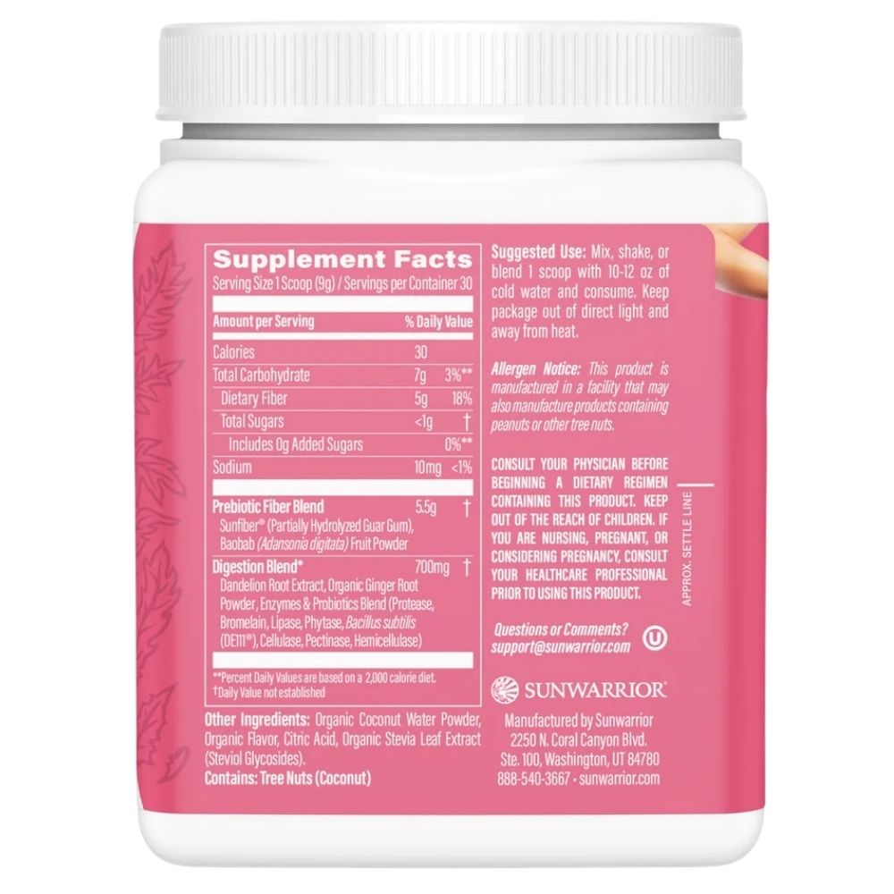 Sunwarrior Shape Core Cleanser, ananasų ir vanilės - 270 g