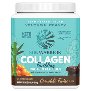 Sunwarrior kolageno baltyminis kondicionierius, Chocolate Fudge - 500 g