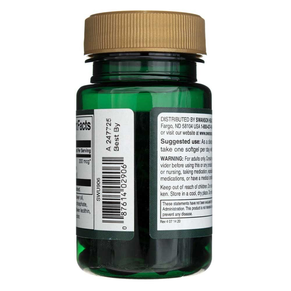 Swanson vitaminas K2 200 mcg - 30 minkštųjų gelių - Magnis.lt