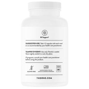 Thorne Research betaino HCL ir pepsinas - 225 kapsulės