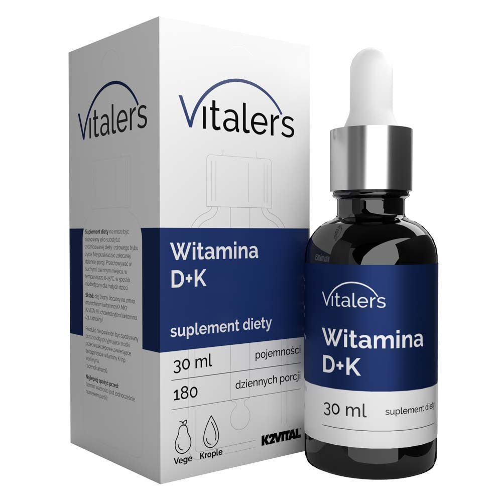 Vitaler's Vitaminas D3 2000 TV K2-MK7 75 mcg, lašai - 30 ml