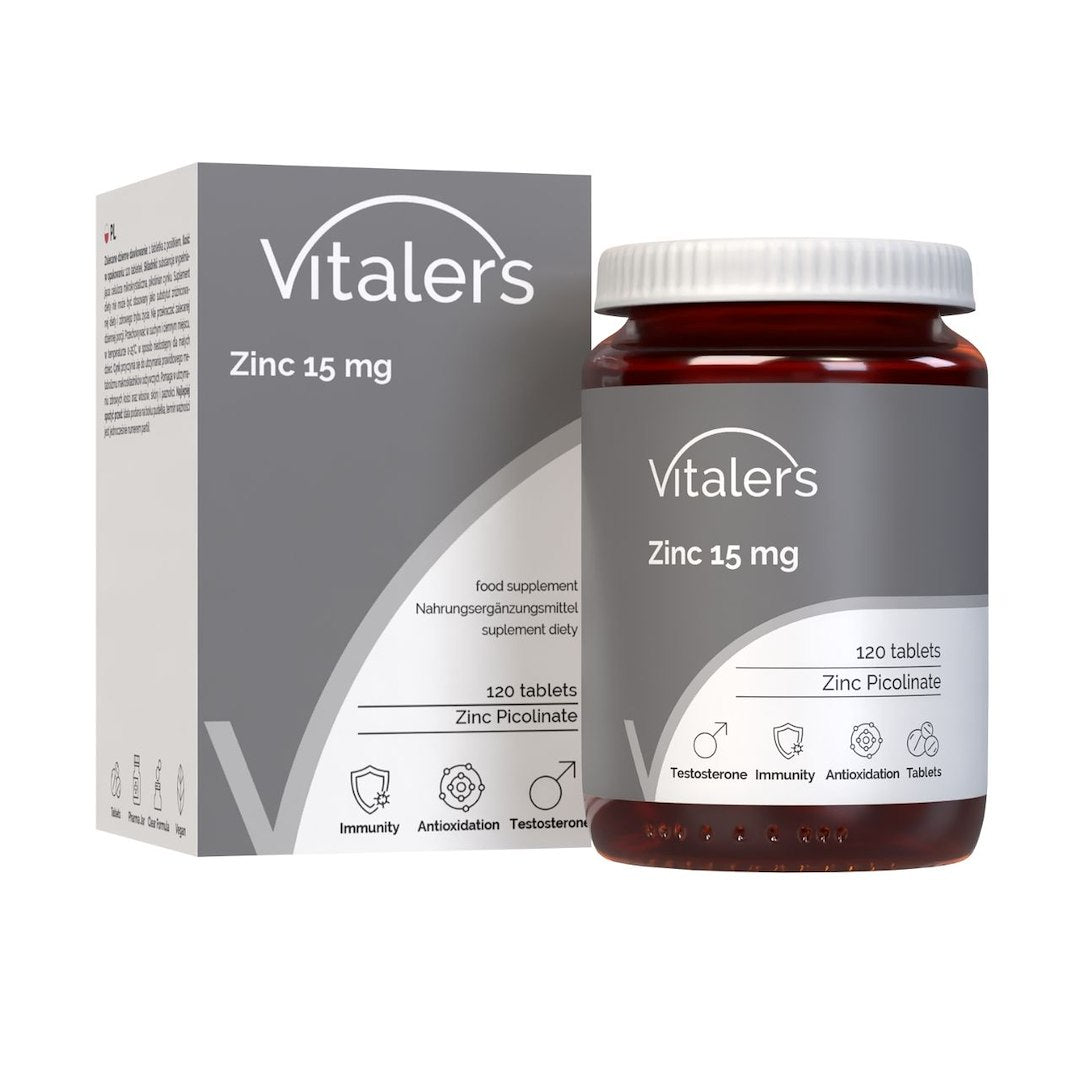 Vitaler's Cinko pikolinatas 15 mg - 120 kapsulių