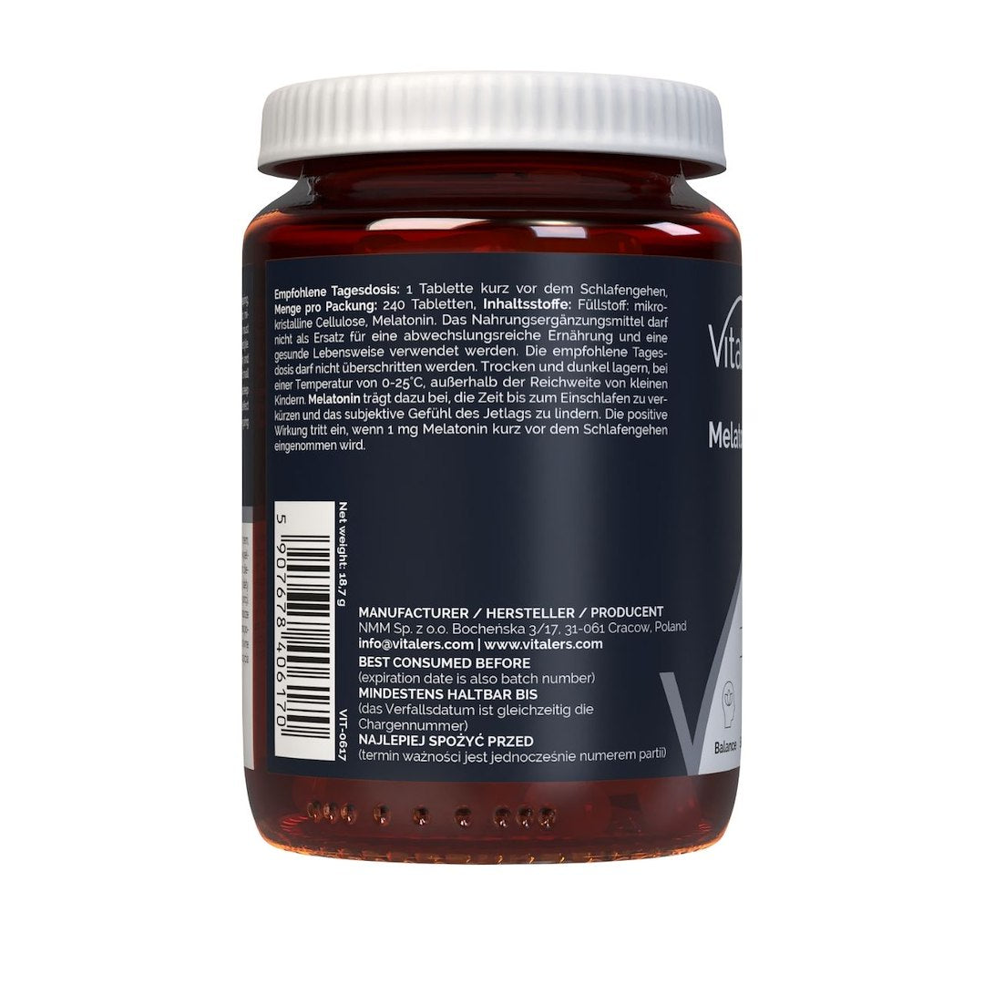 Vitaler's Melatonin 1 mg - 240 kapsulių