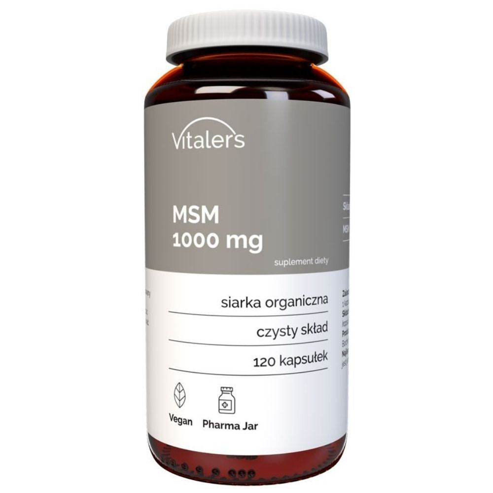 Vitalers - MSM 700 mg 120 kapsulių