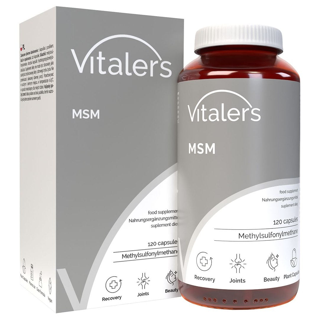 Vitalers - MSM 700 mg 120 kapsulių
