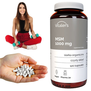 Vitalers - MSM 700 mg 120 kapsulių