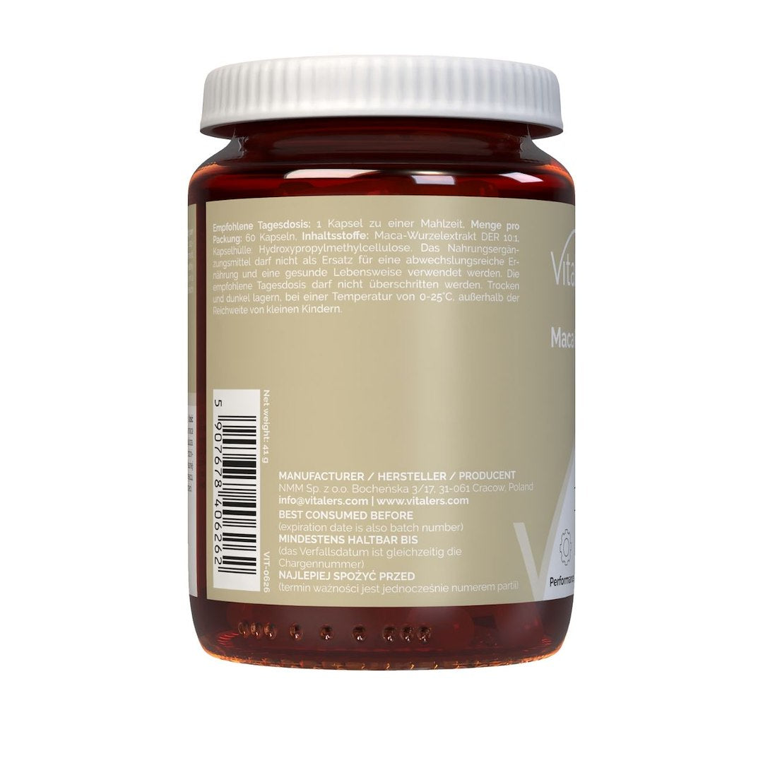 Vitaler's Maca 600 mg - 60 kapsulių