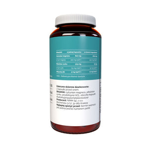 Vitaler's ZMA Mg 240 mg + Zn 15 mg + B6 10 mg - 120 kapsulių