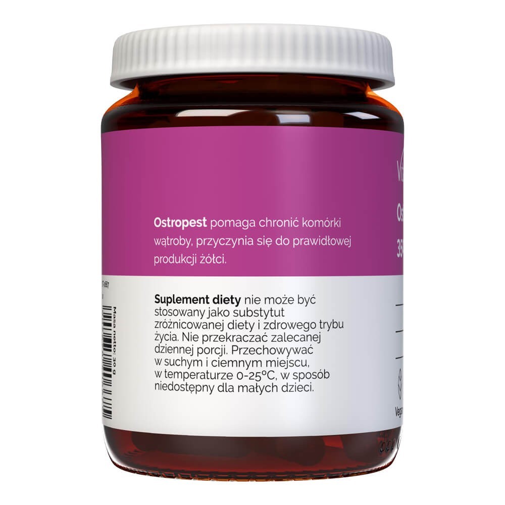 Vitaler's Milk Thistle 350 mg - 60 kapsulių