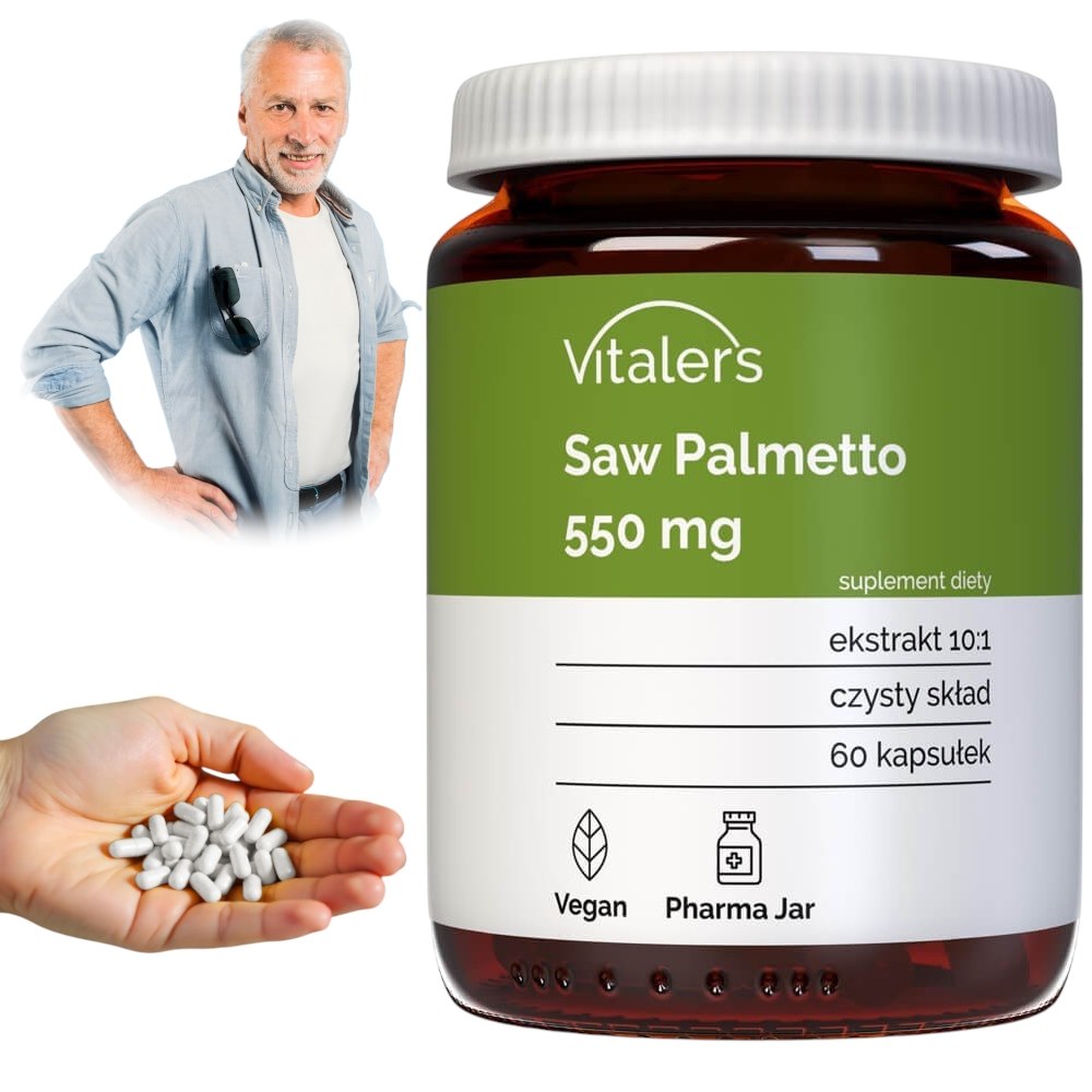 Vitaler's Saw Palmetto 550 mg - 60 kapsulių
