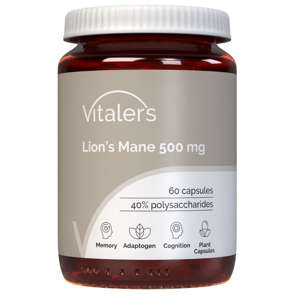 Vitaler's Lion's Mane 500 mg - 60 kapsulių