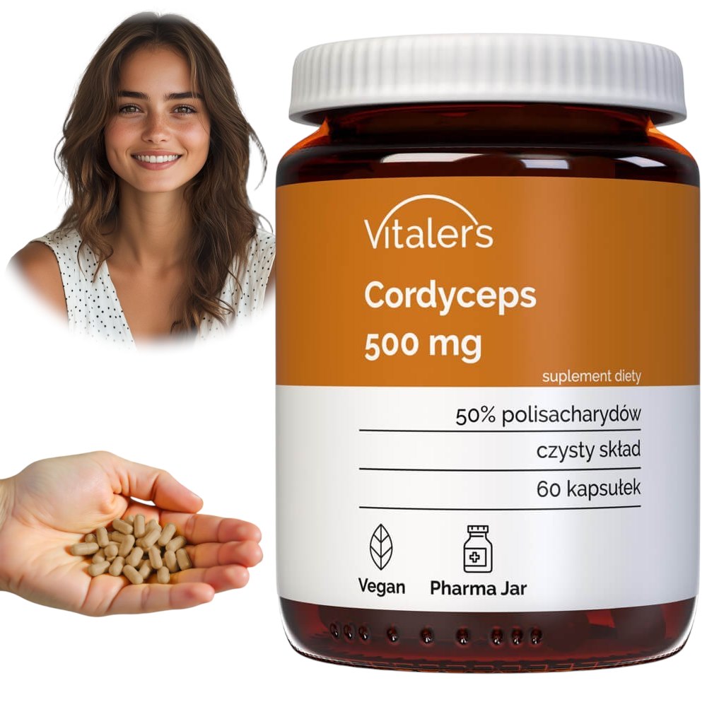 Vitaler's Cordyceps 500 mg - 60 kapsulių