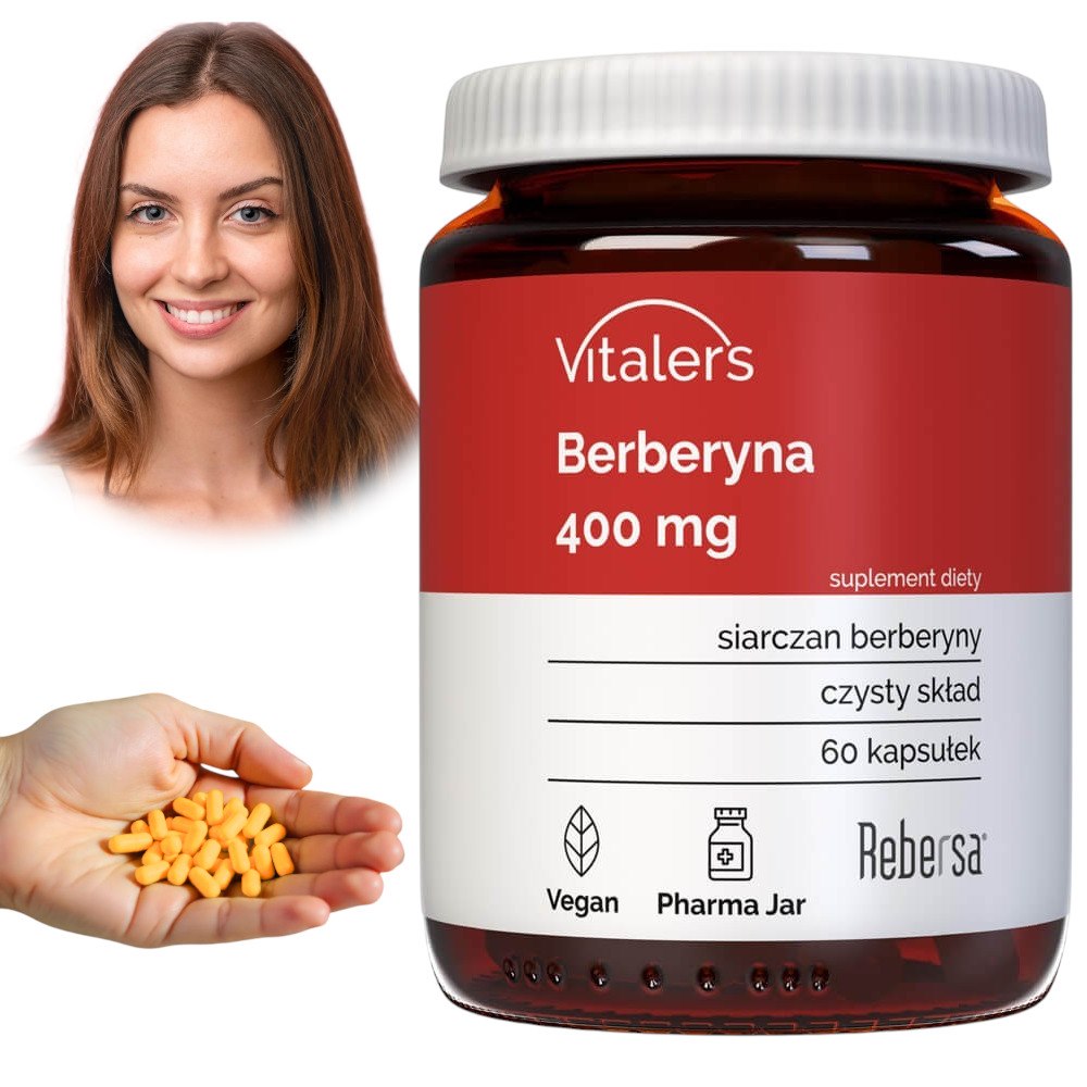 Vitaler's Berberine 400 mg - 60 kapsulių