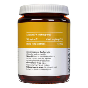 Vitaler vitaminas C su erškėtuogėmis 1000 mg - 60 kapsulių