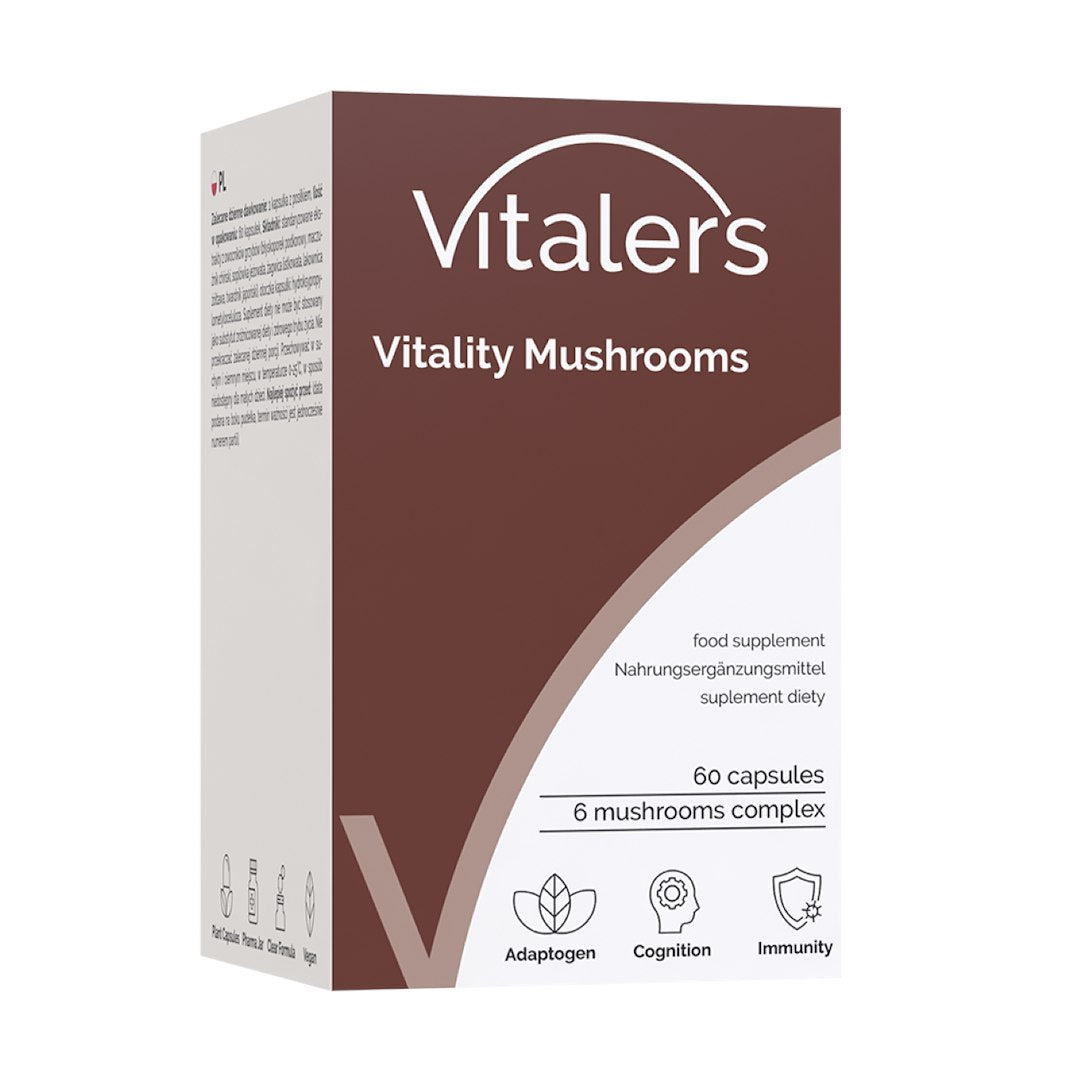 Vitaler's Vital Mushrooms - 60 kapsulių