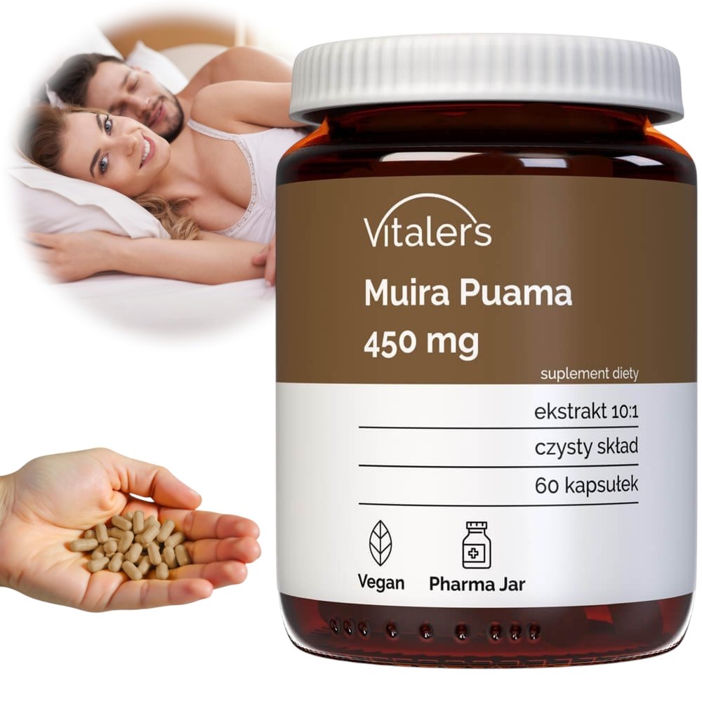 Vitaler's Muira Puama 450 mg - 60 kapsulių