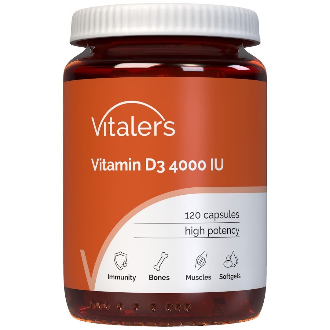 Vitaler vitaminas D3 4000 TV - 120 minkštųjų gelių