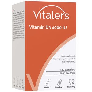 Vitaler vitaminas D3 4000 TV - 120 minkštųjų gelių