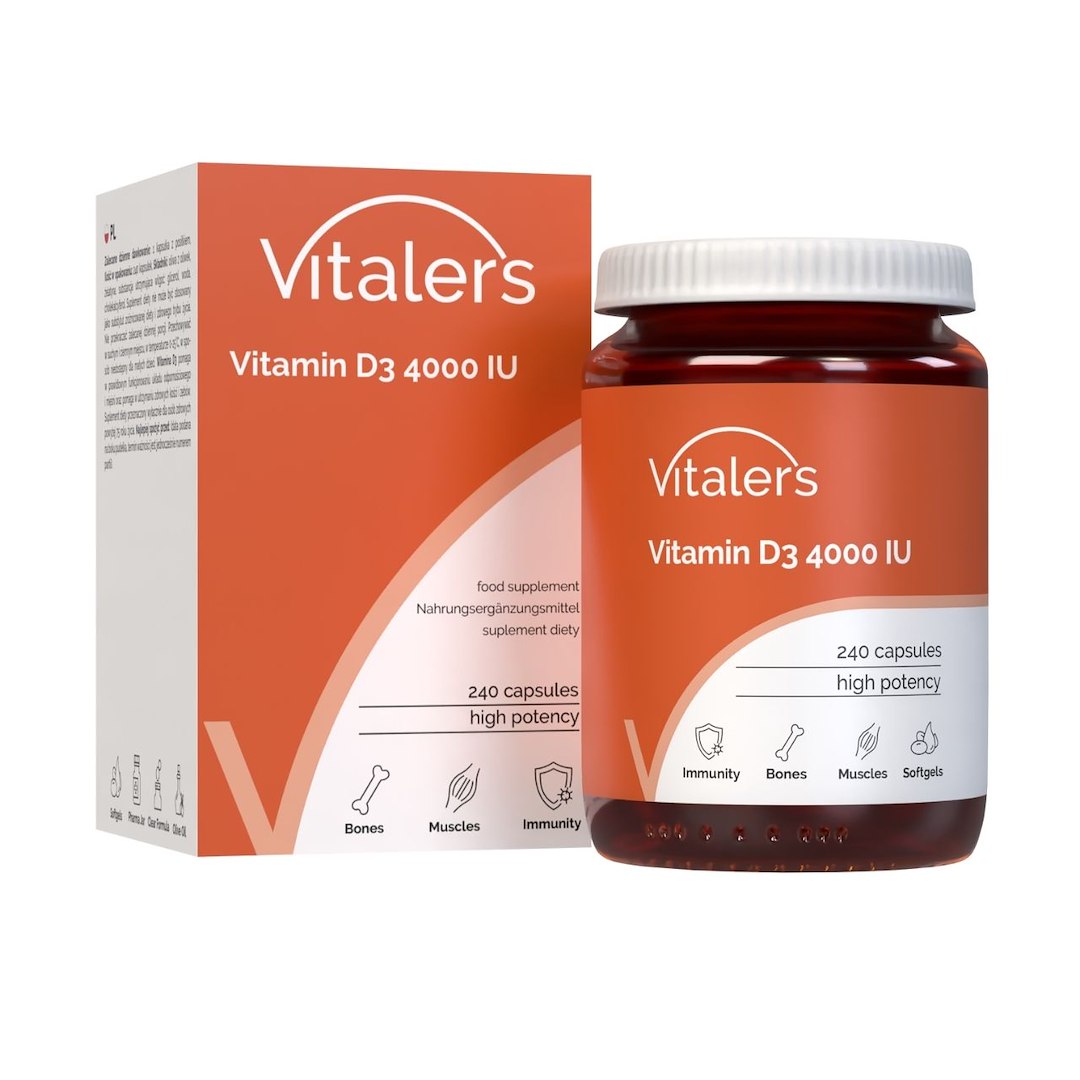 Vitaler vitaminas D3 4000 TV - 240 minkštųjų gelių