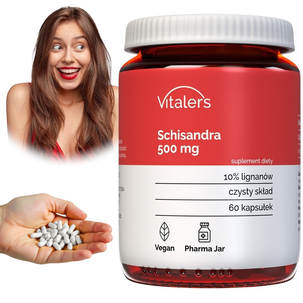 Vitaler's Schisandra 500 mg - 60 kapsulių