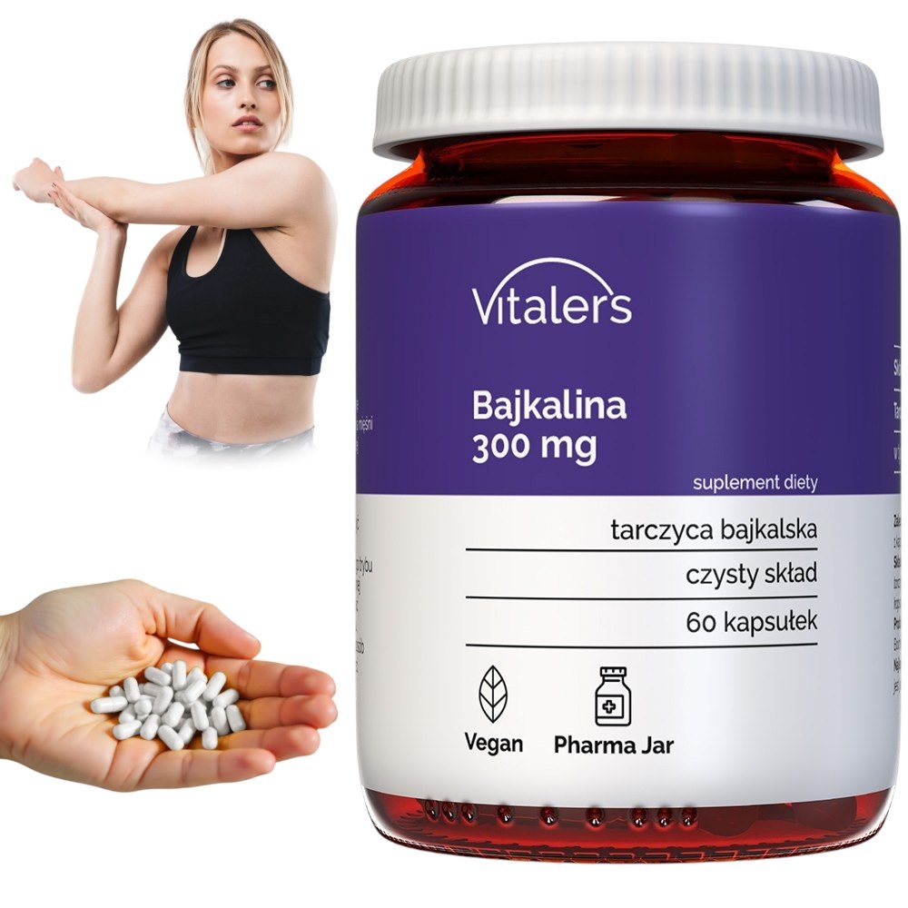 Vitaler's Baikalina 300 mg - 60 kapsulių