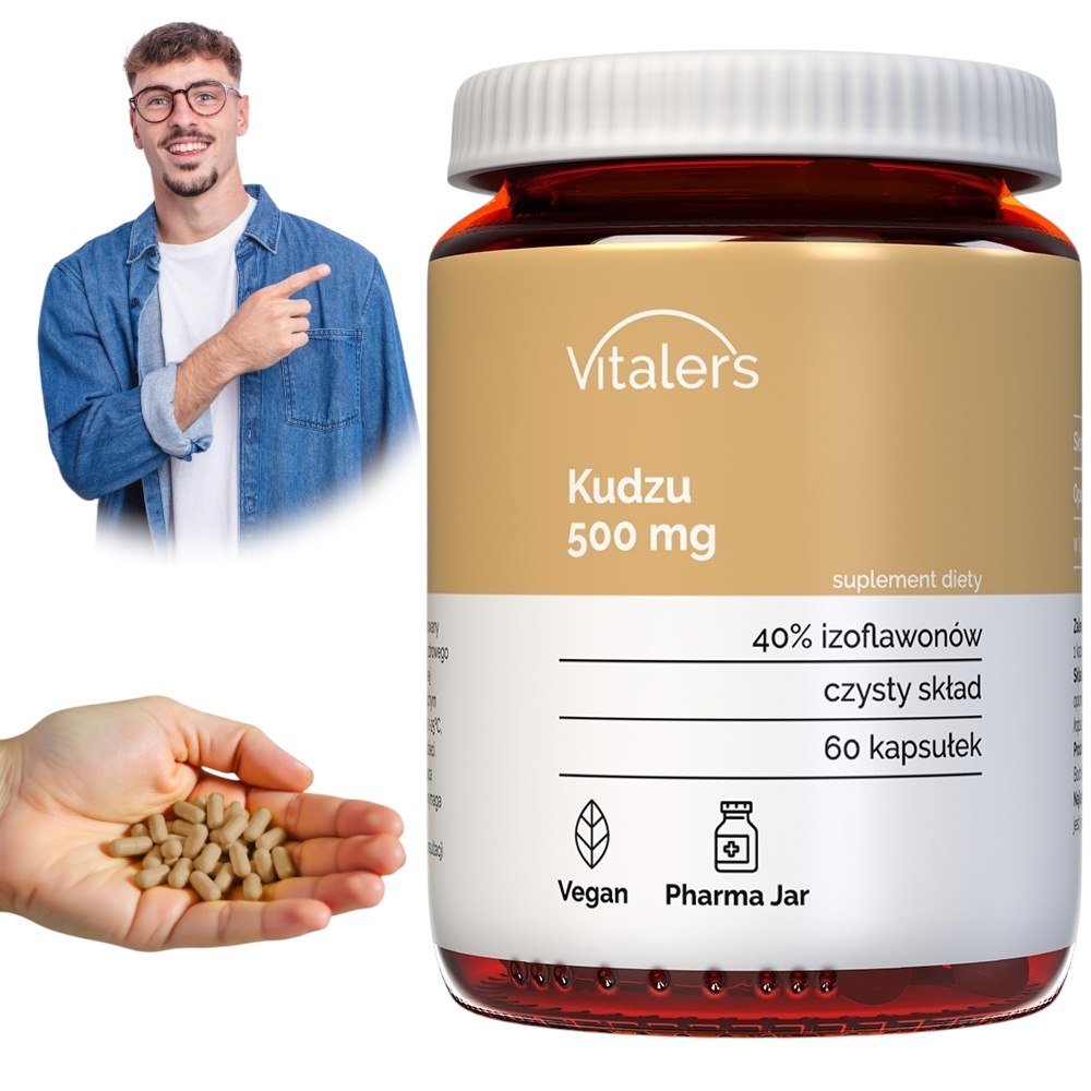 Vitaler's Kudzu Root 500 mg - 60 kapsulių