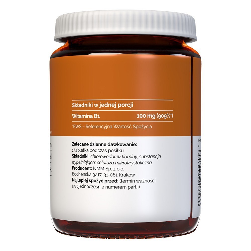 Vitaler vitaminas B1 100 mg - 120 tablečių