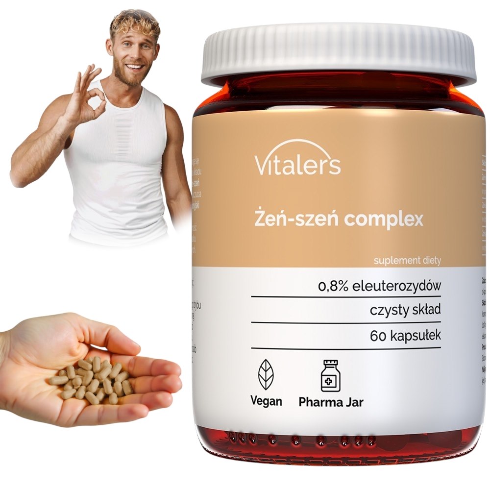 Vitaler's Ginseng Complex - 60 kapsulių