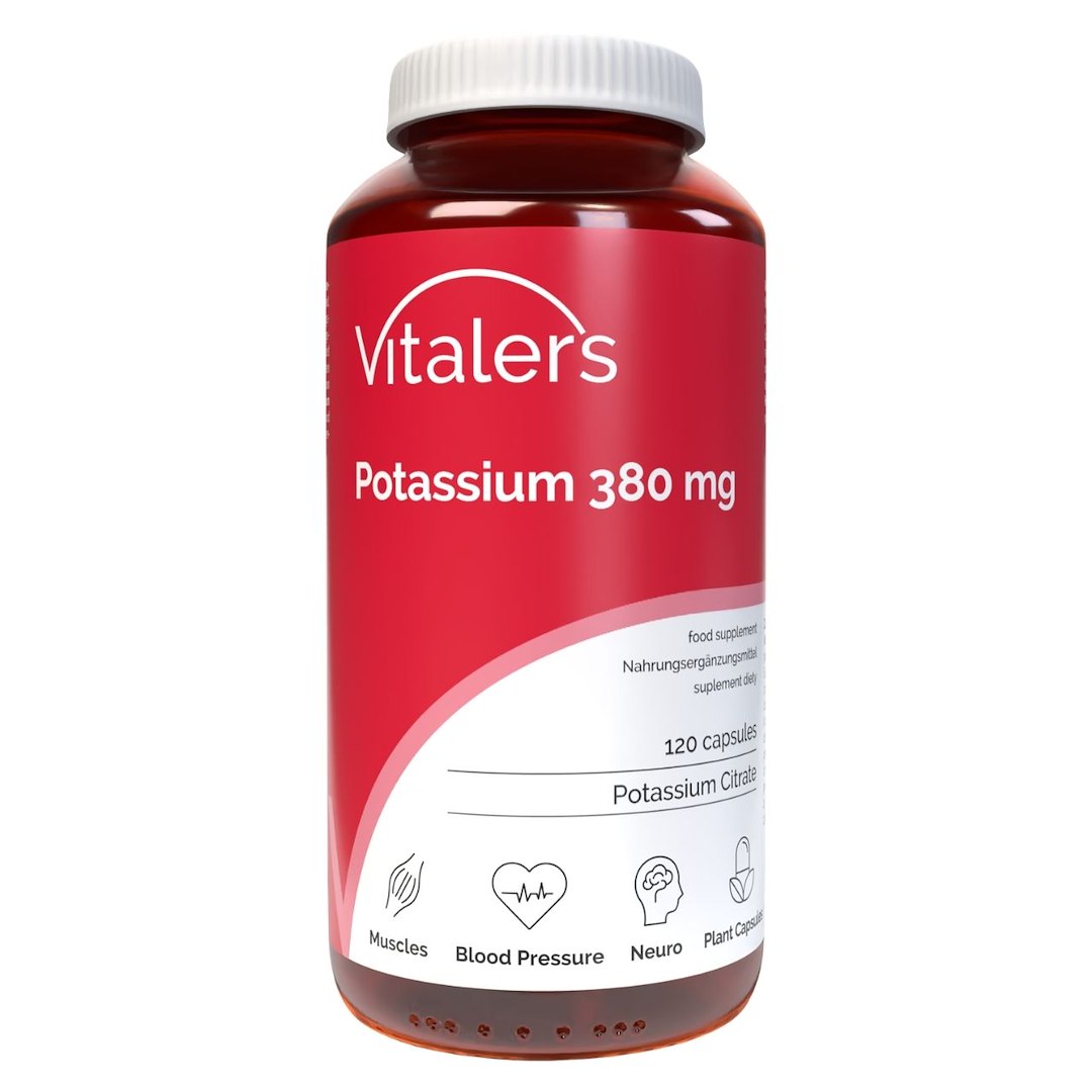 Vitaler kalio citratas 380 mg - 120 kapsulių