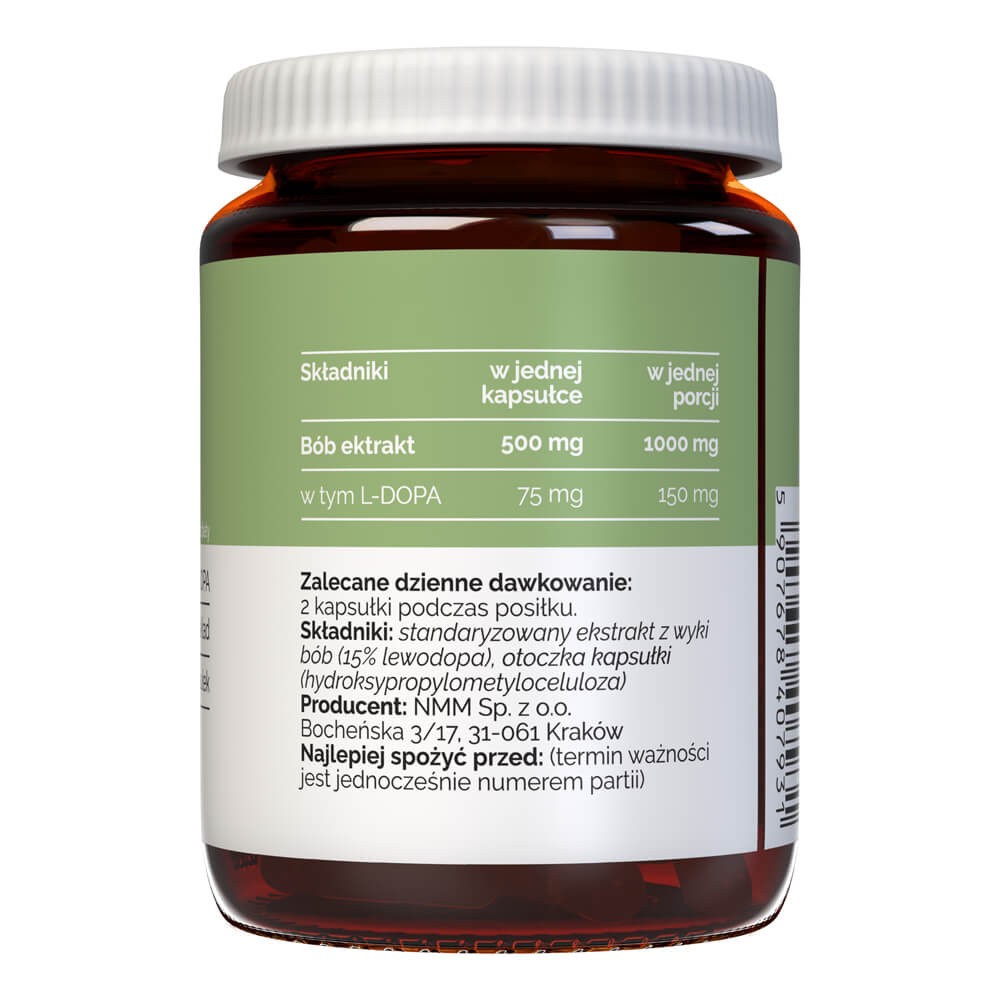 Vitalers - Plačiosios pupelės 500 mg 60 kapsulių