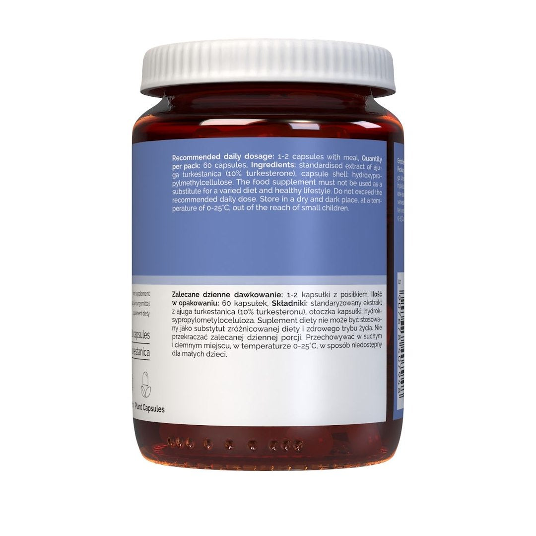 Vitalers - Turkesteronas 500 mg 60 kapsulių