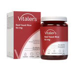 Vitalers - Raudonieji ryžiai 60 mg 60 kapsulių