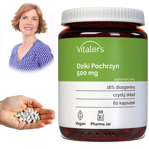 Vitalers - Laukiniai batatai 500 mg 60 kapsulių