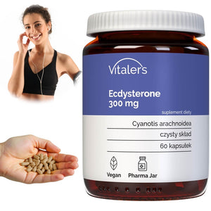 Vitalers - Ecdysterone 300 mg 60 kapsulių