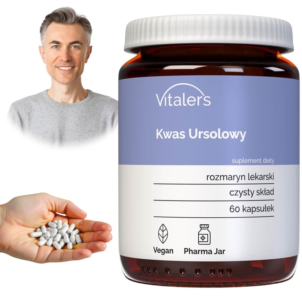 Vitalers - Ursolio rūgštis 250 mg 60 kapsulių