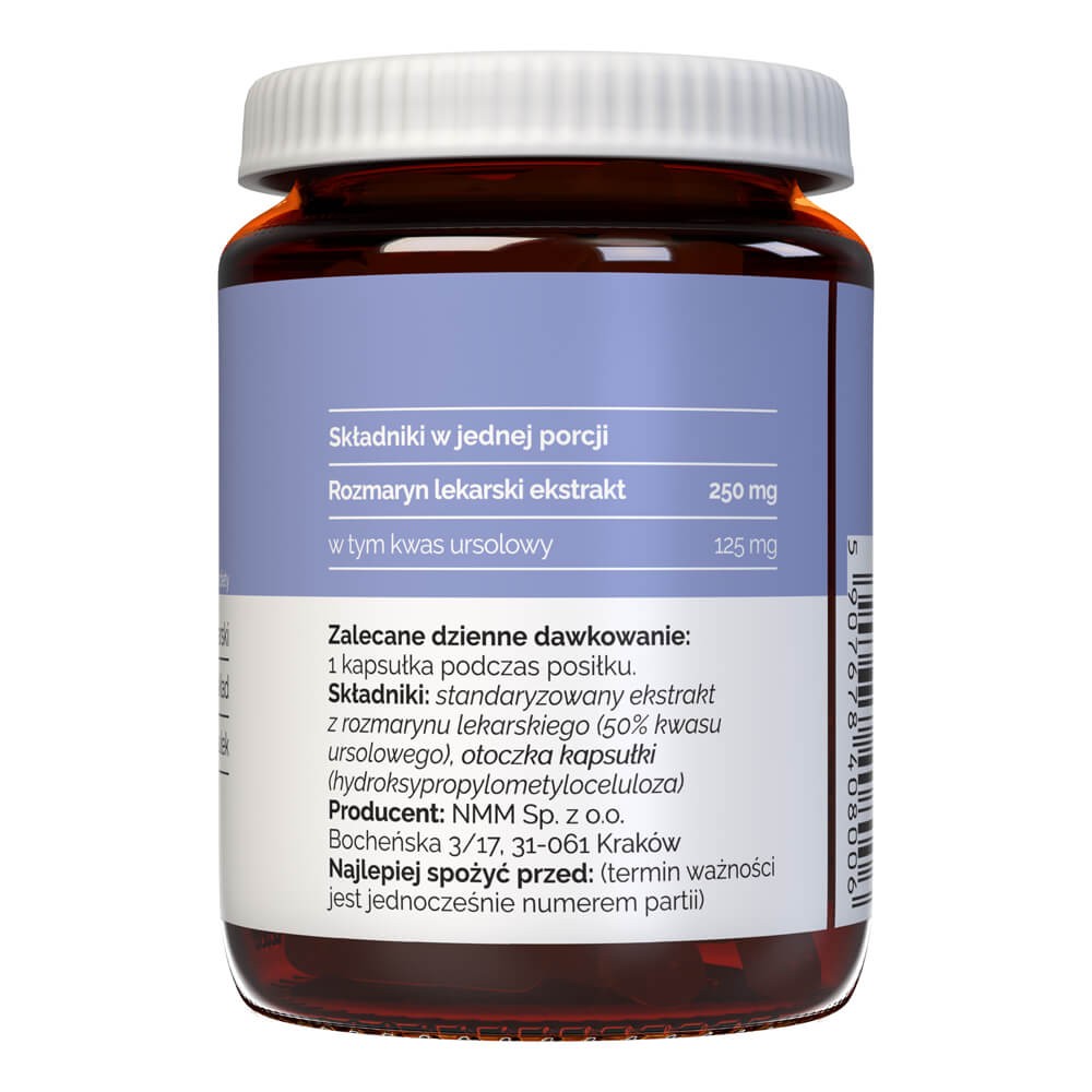 Vitalers - Ursolio rūgštis 250 mg 60 kapsulių