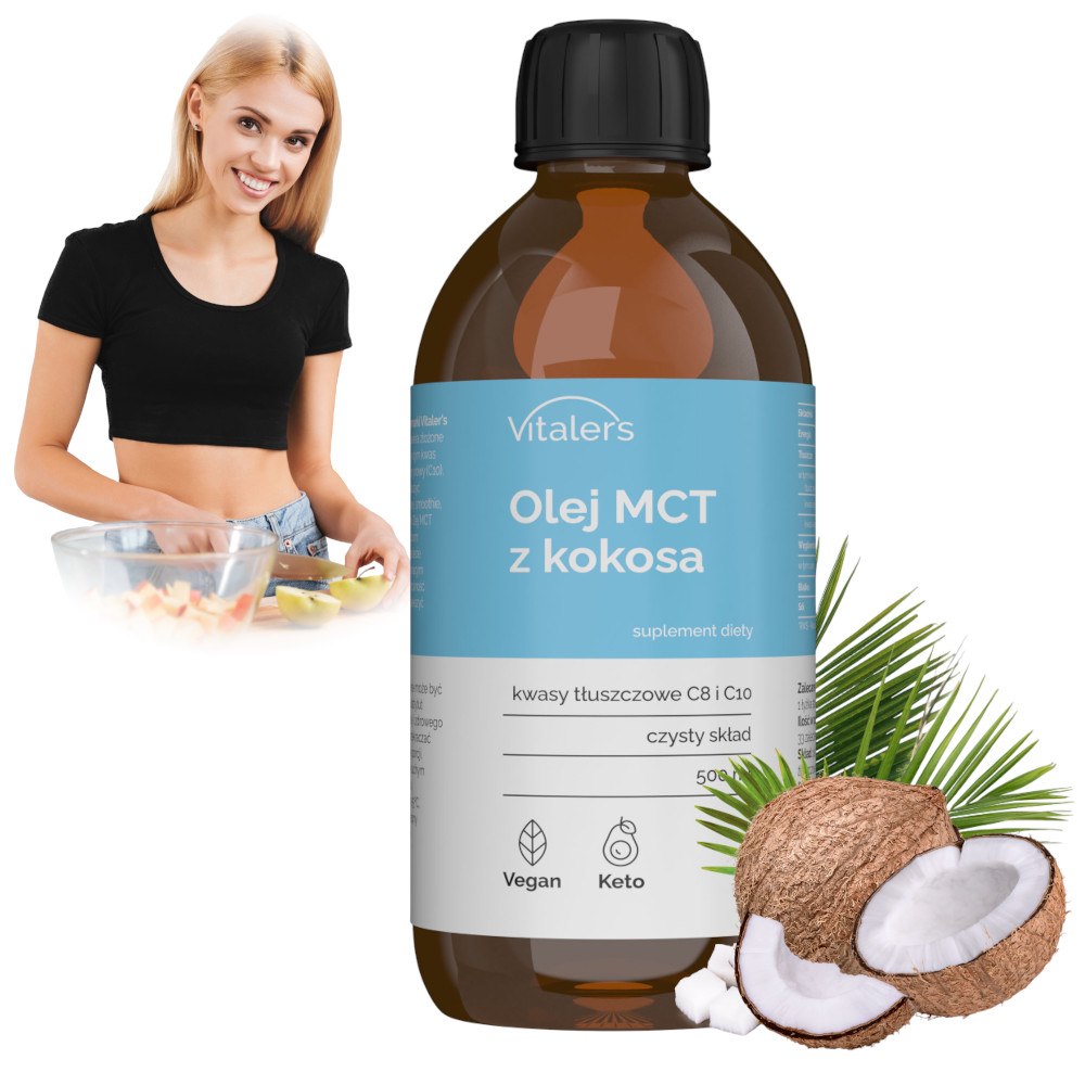 Vitalers - MCT aliejus iš kokosų 500ml