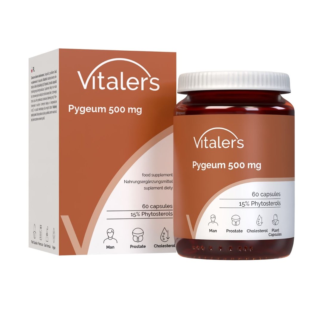 Vitalers - Pygeum 500 mg 60 kapsulių