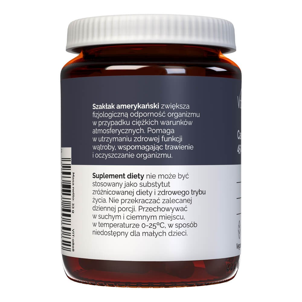 Vitalers - Cascara Sagrada 450 mg 60 kapsulių