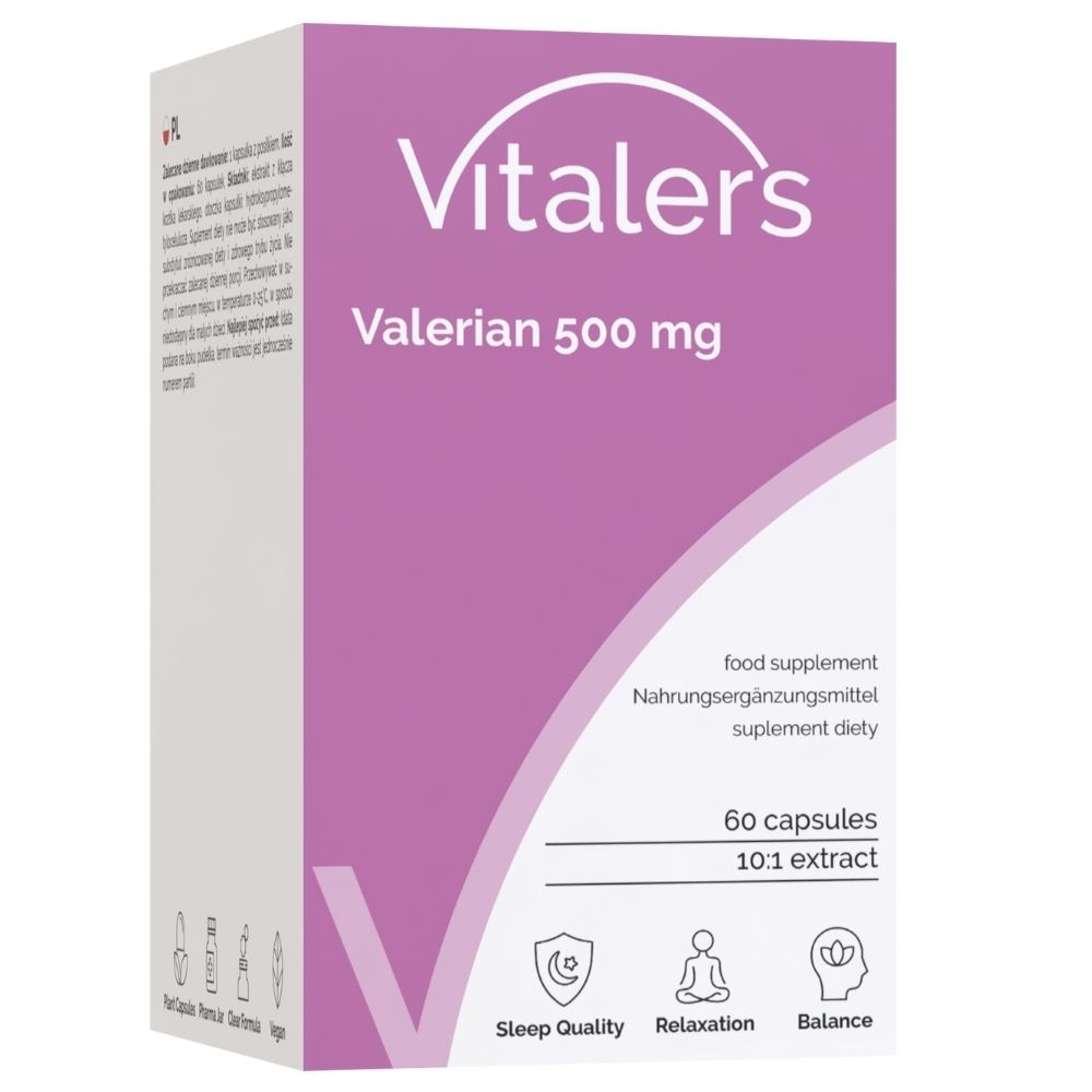 Vitaler's Valerijonas (valerijonas) 500 mg - 60 kapsulių