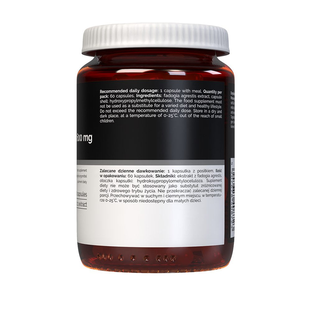 Vitaler's Fadogia Agrestis 600 mg - 60 kapsulių
